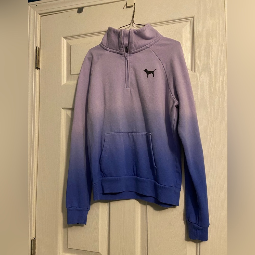 Medium Victoria Secret PINK pullover light purple ombré
